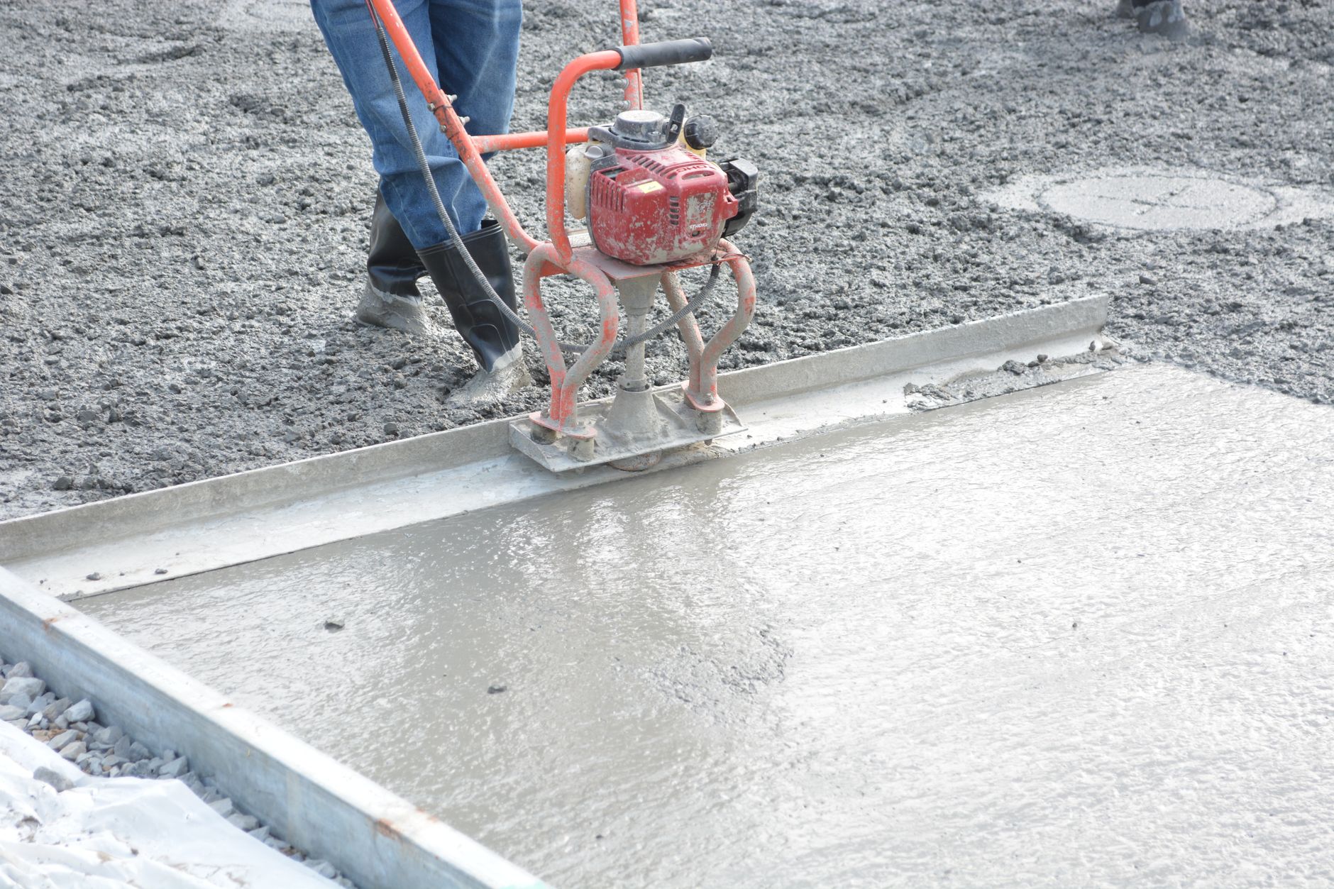 Couler une dalle de béton pour une terrasse